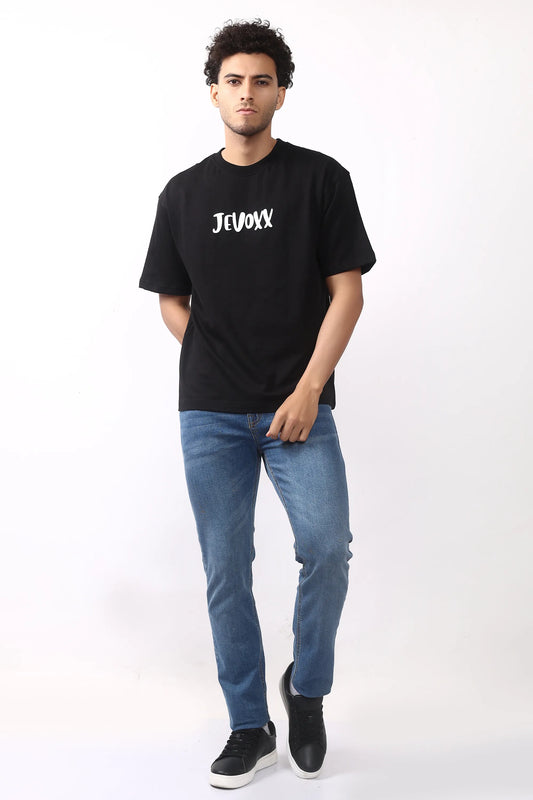 Jevoxx “Unleash The Dragon” Oversized T-Shirt – Black