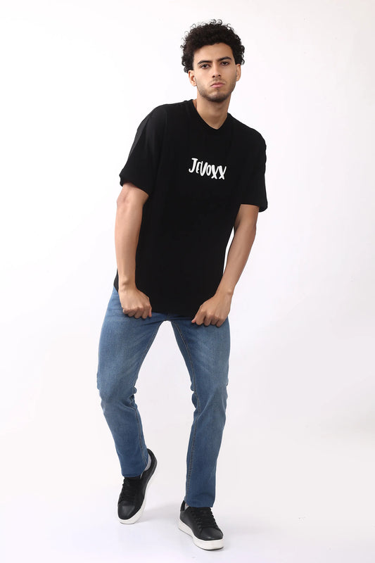 Jevoxx “Unleash The Dragon” Oversized T-Shirt – Black