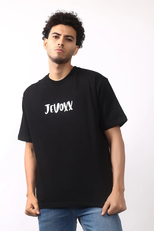 Jevoxx “Unleash The Dragon” Oversized T-Shirt – Black