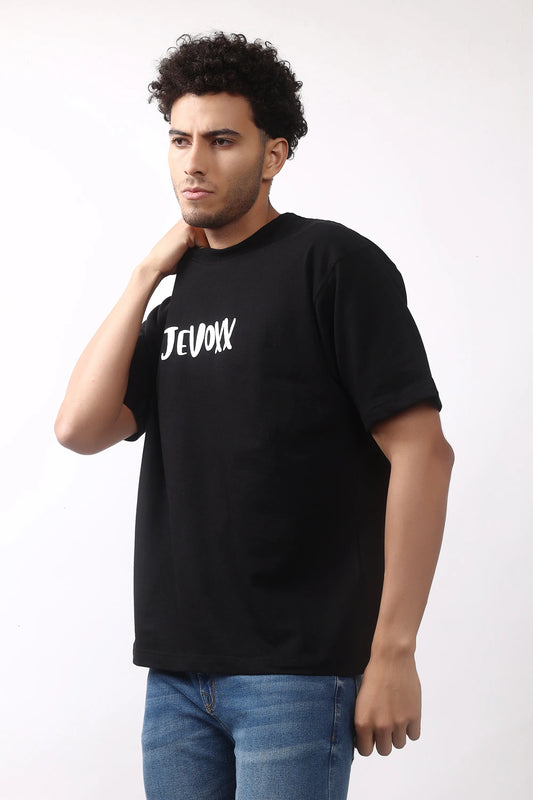 Jevoxx “Unleash The Dragon” Oversized T-Shirt – Black