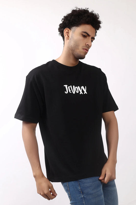 Jevoxx “Unleash The Dragon” Oversized T-Shirt – Black