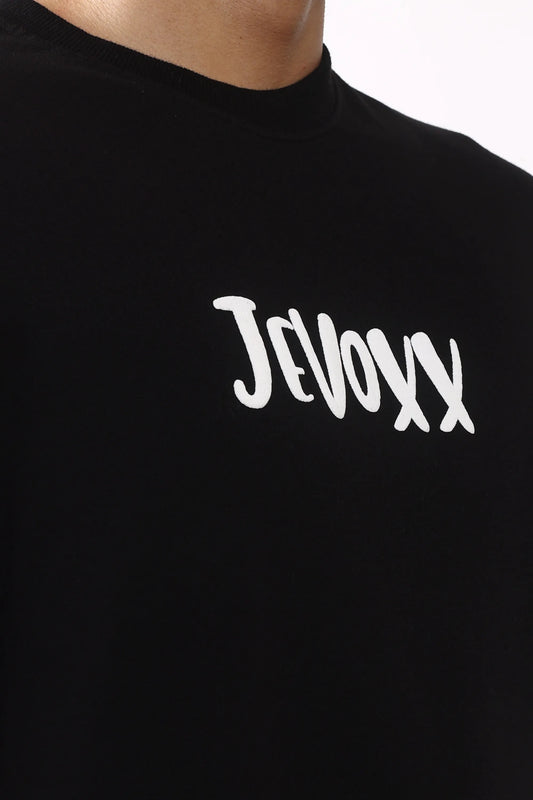Jevoxx “Unleash The Dragon” Oversized T-Shirt – Black