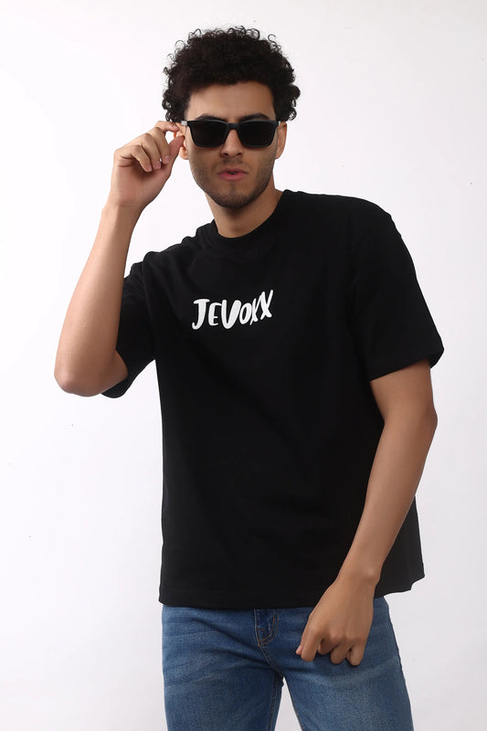 Jevoxx “Unleash The Dragon” Oversized T-Shirt – Black