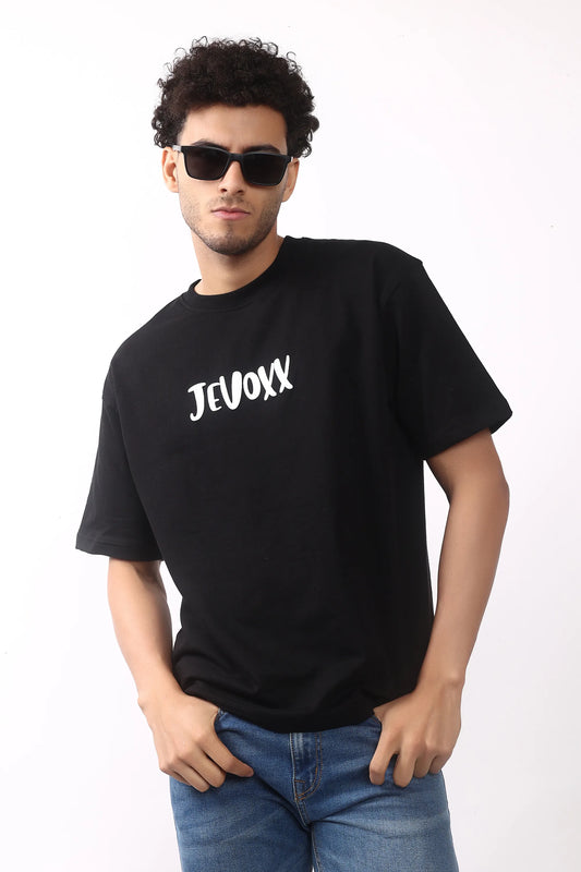 Jevoxx “Unleash The Dragon” Oversized T-Shirt – Black