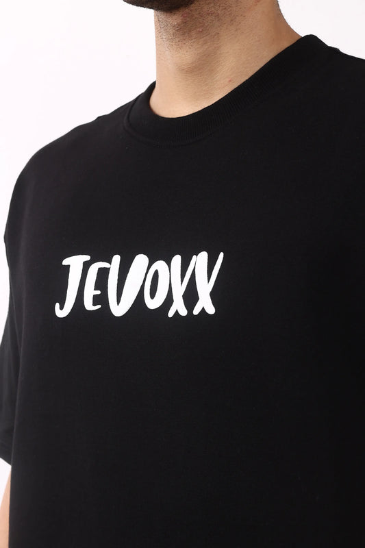 Jevoxx “Unleash The Dragon” Oversized T-Shirt – Black