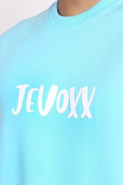 Jevoxx “Exposed” Oversized T-Shirt – Sky Blue