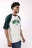 Jevoxx West Coast Raglan Tee – Forest Green & White